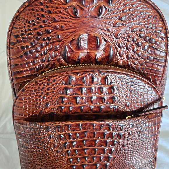 BRAHMIN - Dartmouth Backpack - Pecan Melbourne - Picture 4 of 8